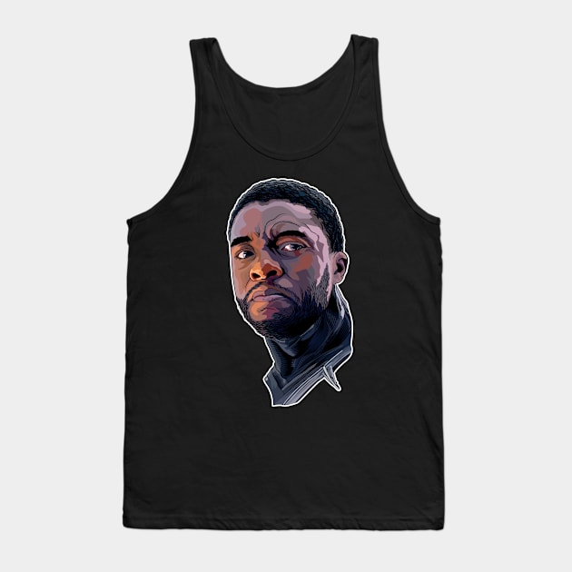 Wakandan King Tank Top by pentoolarts